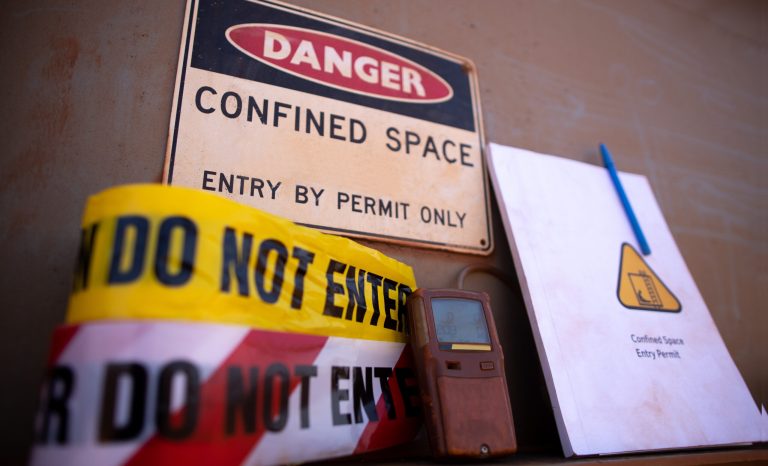 Confined,Space,Warning,Sign,Permit,Entry,By,Permit,Only,And
